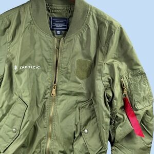 Tactica Bomber Jacket Men S Green Tactical Windproof Flight Coat Military Style